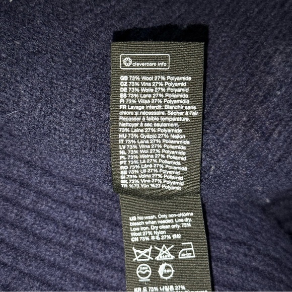 & Other Stories Deep Blue Knitwear Wool Winter Turtleneck. S size, true to size - Picture 6 of 9